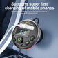 Bluetooth 5.0 FM Transmitter (3-in-1 Charger) Car Kit MP3